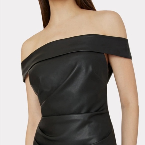 Milly Ally Vegan Leather Dress NWT size 2 - Picture 5 of 9